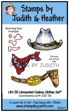 UN-50 Unmounted Cowboy Clothes Set